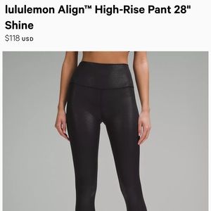 Lululemon Shine Aligns